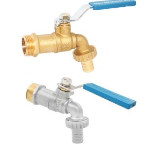 vòi đồng mbv tay gạt inox