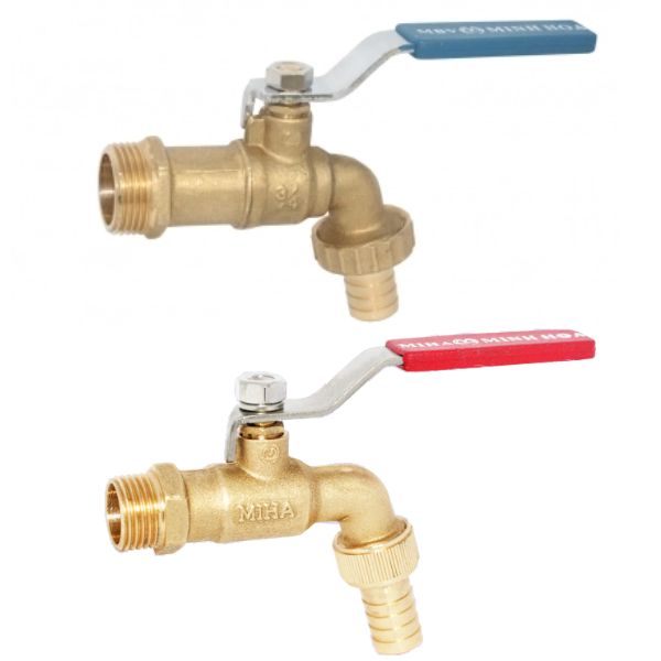 voi-dong-miha-tay-inox-66 vòi đồng miha tay inox