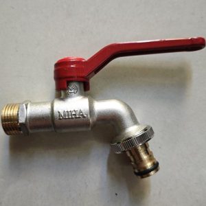 Vòi đồng mạ đầu nối thông minh