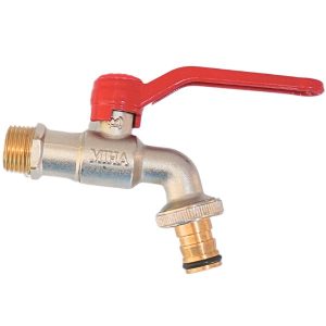 Vòi đồng mạ đầu nối thông minh