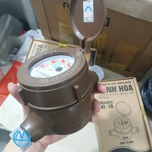 Đồng hồ nước thân nhựa MI