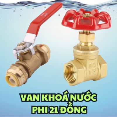 van khóa nước phi 21 đồng